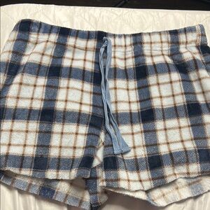 Blink Lounge Plaid Fleece Shorts
